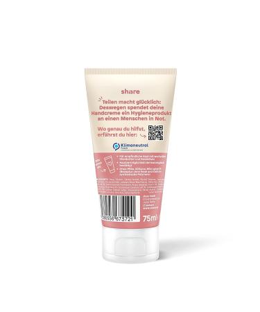 Buy Vegan Hand Cream with Almond Oil & Sandalwood 75ml - Supports Hygiene Donations | Ideal for Normal & Sensitive Skin - Buy Online on GoSupps.com