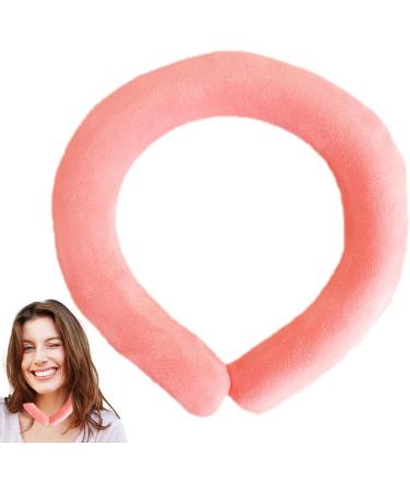 Shop Rosixehird Ergonomic Neck Heating Collar - Comfortable Leak-Proof Reusable Neck Warmer for Winter Sports & Walking - Pink - Buy Online on GoSupps.com