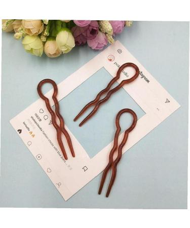 3Pcs U-Shaped Hairpin - Women s Plastic French Bobby Pins | Quick Styling Tools & Accessories - Buy Online on GoSupps.com