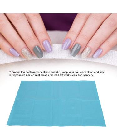 Manicure Hand Pad Manicure Tool Clean And Hygienic Strong Water Absorption Exquisite Workmanship Salon Shop for Home Beauty Salon Manicure Store blue - Buy Online on GoSupps.com