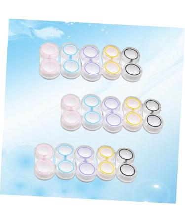 Travel Contact Lens Organizer Set - 45 STK Colored Lens Containers Soaking Mini Holders & Storage for Easy Travel - Buy Online on GoSupps.com