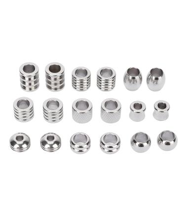 18PCS Stainless Steel Hair & Beard Beads for Braiding - Viking Style - Buy Online on GoSupps.com