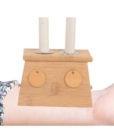 Moxibustion box anti-burn moxa roller stick holder moxa stick burner holder neck body marine acupoint massage with multi holes for relaxation