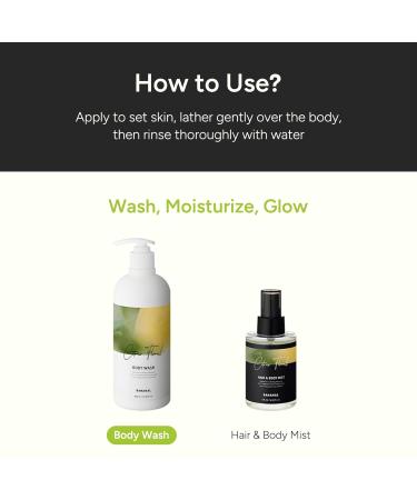 BANANAL Korean Body Wash with Hyaluronic Acid & Aloe Hydrating Moisturizing Cleanser for All Skin Infused with Natural Extracts Paraben & Silicone-Free Citrus Floral 500ml / 16.9 fl oz - Buy Online on GoSupps.com