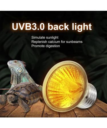 Wooluck 25W Turtle Heat Lamp Bulbs - UVA + UVB Full Spectrum Dimmable Halogen Light for Reptiles & Amphibians (6-Pack) - Buy Online on GoSupps.com