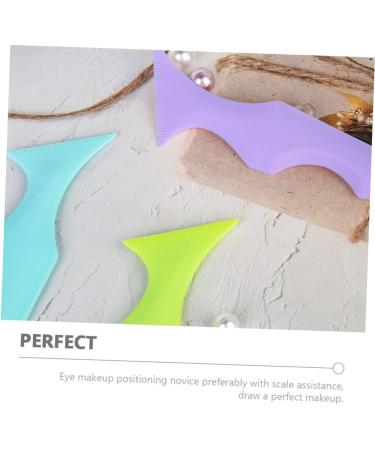 Mikinona Make Up Stencils 2pcs Lengthening Mascara Women Eyeliner Stencils Eye Makeup Tool Blindfold Cosmetic Miss Pads 15x5.7cm - Buy Online on GoSupps.com