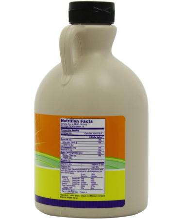 Now Foods Organic Maple Syrup Grade A Medium Amber - 32 fl oz (946 ml) - Real Food Quality - Buy Online on GoSupps.com
