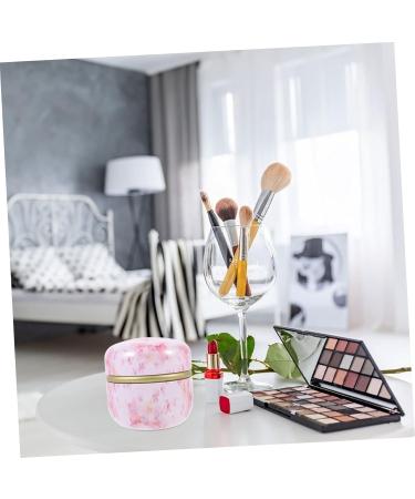 Mikinona 2pcs Powder Puff Box Tea Container Mini Containers Baby Powder Container Body Powder Puff Storage - Buy Online on GoSupps.com