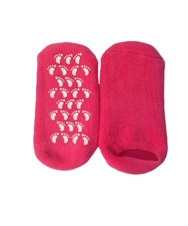 SOESFOUFU Gel Socks for Moisturizing Cracked Heels Gel Socks Spa Socks Gloves Silicone Heel Socks Cracked Feet Gel Socks Mini Wet Bag Moisture Socks Spa Gel Socks The Non-Slip Silicone Socks