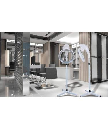 Stand Dry Hood for Hairstyling 950w Hair Dryer with Base and 4 Wheels Hair Steamer for Hair Dyeing and Styling to Barber Salon 60 Min Heat Timer White - Buy Online on GoSupps.com