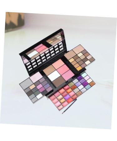 FRCOLOR 74 Blush for Cheeks Lipgloss Makeup Kit Eyeshadow Palette Lip Gloss Powder Glitter 18*11cm Picture 1 - Buy Online on GoSupps.com