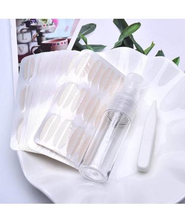  Bagima 120 Pcs Invisible Double Eyelid Stickers Self-Adhesive Eyelid Stickers Eye Lift Strips Eye Lift Tape for Droopy Lids Hooded Eyes (Natural S) - Buy Online on GoSupps.com