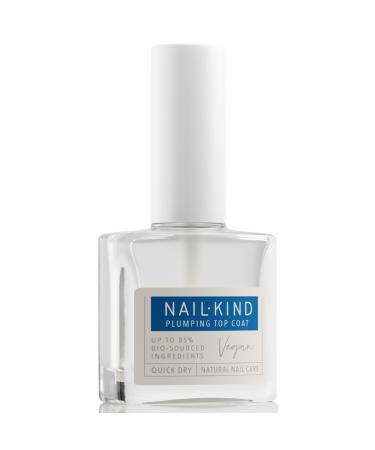 NAILKIND Plumping Top Coat - Mr Volume - Instant Gel-Look Shine - Voluminous Finish - Quick Dry Top Coat - Long Lasting Top Coat - Seals Nail Colour - Enhances Durability - 8ml Nail Plumping Top Coat