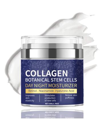 Retinol Face Cream - Anti Aging Face Cream - Anti Wrinkle Face Cream with Collangen - Anti Aging Face Moisturizer for Women with Hyaluronic Acid Niacinamide - Day Night Cream Tender Skin 50g