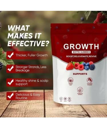 Hair Growth Gummies for Black Women Promote Hair Strength Saw Palmetto and Vitamin E for Women and Men - Buy Online on GoSupps.com