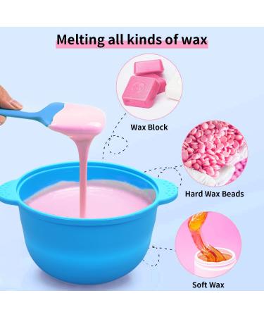 Spare Silicone Bowl & Spatula Kit for Wax Warmer - Nonstick, Easy Clean, Reusable Accessories for Hair Removal Waxing - Buy Online on GoSupps.com