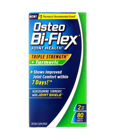 Osteo Bi-Flex Joint Health Triple Strength + Turmeric  80 Coated Tablets