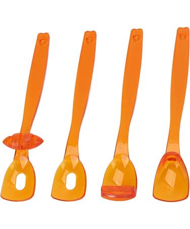 Verdant Touch Oral Muscle Exerciser - Tongue Trainer for Dysarthria | Portable Lips Recovery Tool (4PCs) - Orange - Buy Online on GoSupps.com