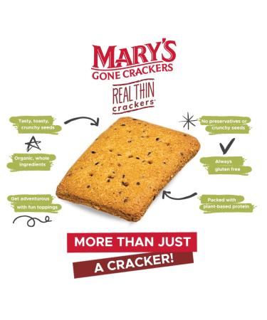 Mary's Gone Crackers Real Thin Chipotle Crackers - 5 oz (142 g) | Gluten-Free & Delicious - Buy Online on GoSupps.com
