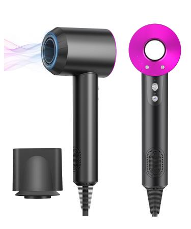 Hair Dryer 130000RPM High Speed Professional 200M Negative Ionic Blow Dryer for Fast Drying 3 Temps & 3 Speeds Lightweight Portable Hairdryer for Travel Suitable for All Hair Types