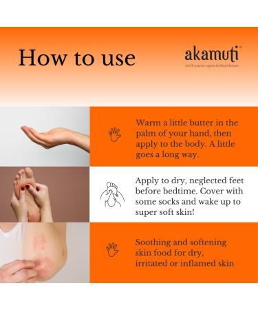 Akamuti Organic Virgin Shea Butter 160 gram - Buy Online on GoSupps.com