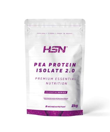 HSN HSN Pea Protein Isolate Natural Flavor 2 kg 67 servings | 100% Vegan | Pea Protein Isolate | Non-GMO Gluten-Free Soy-Free and No Added Sugar
