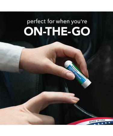 SinuCleanse Vapor Inhaler - Portable Non-Medicated Relief | Pack of 3 Vapor Sticks | Made in USA - International Shipping Available - Buy Online on GoSupps.com