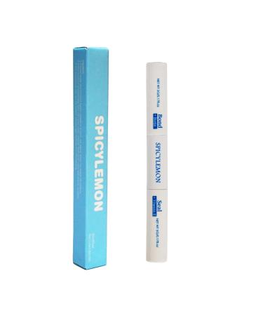 SPICYLEMON Lash Bond and Seal EyeLash Glue for DIY Lash Extension Individual Lashes Cluster Lashes Strip Lashes Super Hold Overnight Adhesive (Lash Bond&Seal-5ml+5ml)