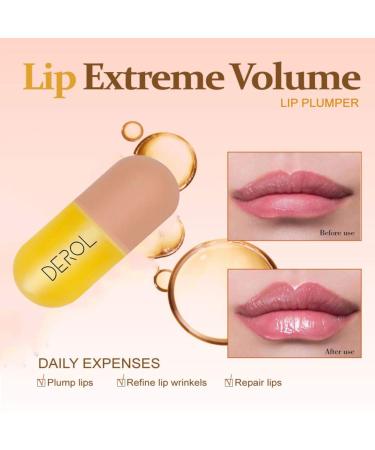 Allbestaye Lip Plumping Gloss - Boost Enhance & Anti-Aging Lip Balm (Yellow) - International Shipping - Buy Online on GoSupps.com