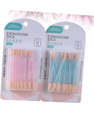 MAGICLULU 24pcs Brush Eyeshadow Foam Eyeshadow Oval Eyeshadow Applicator Stick Miss Double Sided - Buy Online on GoSupps.com