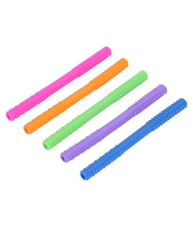 Teething Toys Baby Teething Chopsticks Tear Resistant Flexible Hollow Silicone for PDD (Type A)