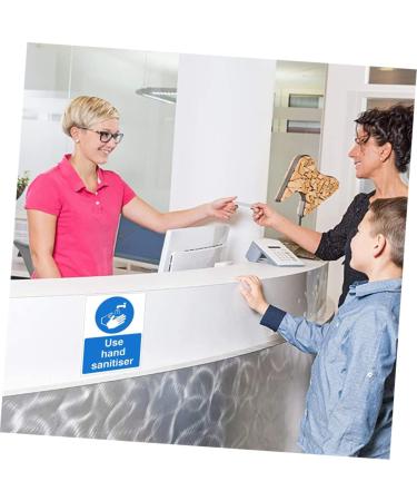Healvian 5pcs Hand Sanitzer Poster Stickers Decal Safety Informative Sign Wash Your Hands Sign Bathroom Sink Sticker Hand Sanitiser Decals Pvc Safety Warning Decals Use Hand Sanitiser Sign 20X15X1cm As Shown 5pcs - Buy Online on GoSupps.com