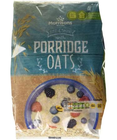 Morrisons Porridge Oats 1kg - Premium Quality Breakfast Essential | Buy Online - Buy Online on GoSupps.com