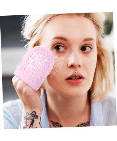 OHPHCALL 2Pcs silicone scrubber for face detergent care brush washbasin cleasing milk massage household silicone cleaning brush silicone exfoliating pad blackhead scrubber tool - Buy Online on GoSupps.com