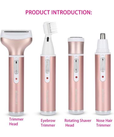 Wallfire 4-in-1 Portable Electric Hair Trimmer for Women Compact Hair Parting Tool Set - Buy Online on GoSupps.com