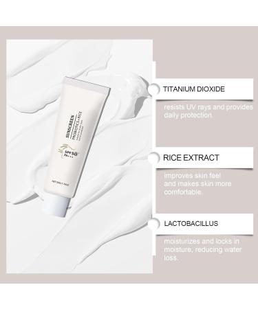 Moisturizing Sunscreen Travel Size for Women Portable Sunscreen Lotion SPF 50+ for Travel - Buy Online on GoSupps.com