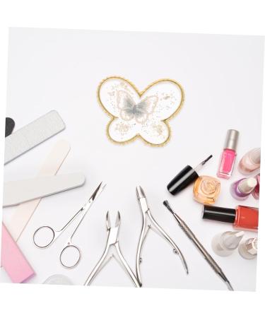 FRCOLOR Manicure Tool Set Colour Palette for Butterfly Nails Butterfly Nail Art Plates Nail Polish Plates for Nail Art Tools Nail Art Palette Mixing Polishing Plate Resin - Buy Online on GoSupps.com