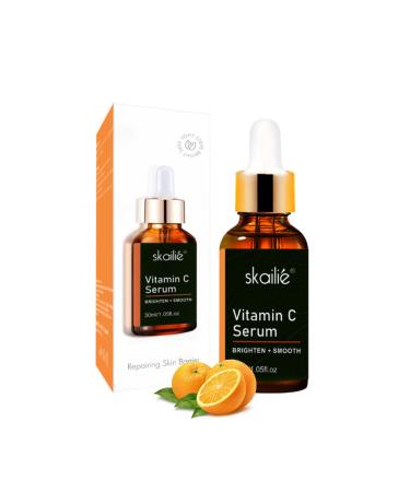 Vitamin C Hyaluronic Acid Retinol Face Serum - 30ml of each for Bright & Smooth Skin Moisturizing Brightening & Hydrating Serum to Reduce Pores (30ML Vitamin C)