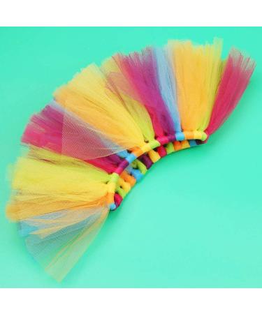 Baby Newborn Photography Props Tutu Dress Set with Headband - Rainbow Bubble Skirt by Hztyyier - Buy Online on GoSupps.com