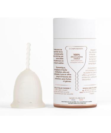 Buy So Cup Menstrual Cup - Made in France - 100% Medical Silicone - Includes Storage Bag & User Manual - Perfect for Heavy Flow - Buy Online on GoSupps.com