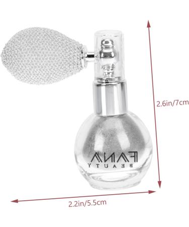 LALADEFIEE 2 Pcs Spray Glitter Highlighter Supply Perfume Bottle Spray Shimmer Makeup Spray Glass Bottle White - Buy Online on GoSupps.com