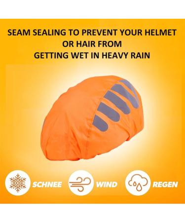 Qeeroyo Waterproof Bike Helmet Rain Cover - Windproof & Reflective Protection | 1PC Color4 for All Cycling Conditions - Buy Online on GoSupps.com