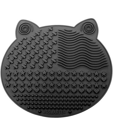  2-Pack Makeup Brush Cleaning Mat Cute Cat Ear Design Silicone Portable Brush Cleaner Pad Washing Tools with Suction Cups US Patent Registered (Black+White) - Buy Online on GoSupps.com