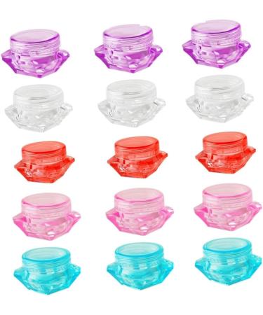 minkissy 35pc Diamond Cosmetic Container Cosmetic Empty Jars Cosmetic Samples Container Sample Empty Container Cosmetic Jars with Lid With Cover Masonry M As Shown - Buy Online on GoSupps.com