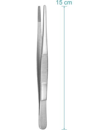 May Set 6X Terrarium Tweezers 15 cm - Stainless Steel Feeding Tongs for Precision Care - Buy Online on GoSupps.com