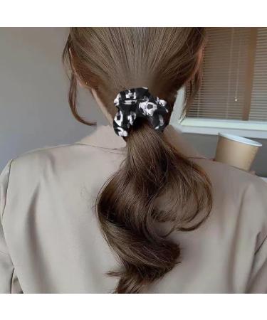 Satin Scrunchies for Women Girls Football Silk Hair Ties for Women Soccer Soft Hair Silk Elastic Hair Bands for Women's Hair Scrunchies Set of 2 Hair Accessories for Women Girls Hair Rope - Buy Online on GoSupps.com