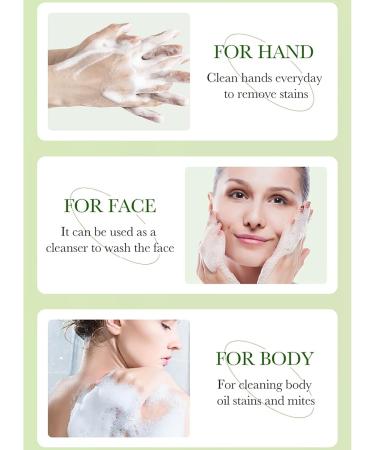 Bamboo Soap Bar - Charcoal Soap - Bamboo Charcoal Soap - Hand Body Face Wash Soap Bar - Remove Mite Oil Control Clean Pore Dirt - Moisturize Hydrate Smooth Tender Plump - Improve Dullness Elasticity - Buy Online on GoSupps.com