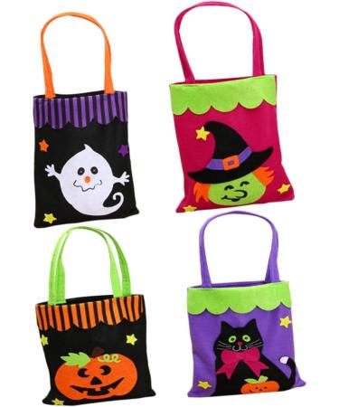 STOBAZA Pumpkin Bag 12 Pcs Candy Bags Trick or Treat Bags Halloween Bag Halloween Tote Bag Decorations Handheld - Buy Online on GoSupps.com