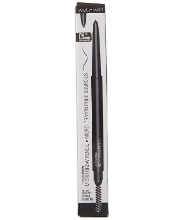 Wet n Wild Micro Brow Pencil 649A Deep Brown - Ultra-Fine 0.002 oz | Perfect for Precise Brows - Buy Online on GoSupps.com