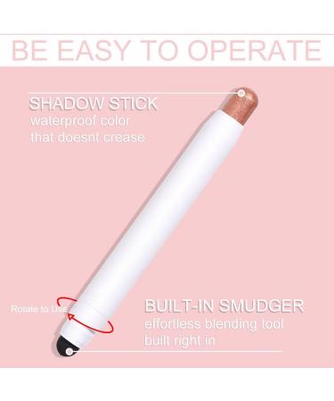 12 Colors Eyeshadow Stick Waterproof Nude Makeup Base Eyeshadow Long Lasting Makeup Does Not Fade Organic Makeup Setting Powder (B One Size) - Buy Online on GoSupps.com